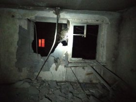 В Горловке обстрелян поселок шахты им. Гагарина, есть попадания в жилые дома (фото)