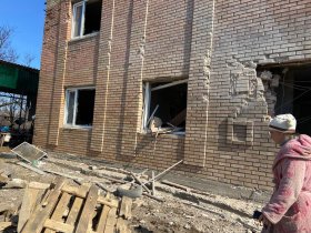 Поселок Михайловка в Горловке подвергся обстрелу, повреждены жилые дома