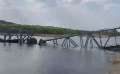 ВСУ взорвали железнодорожный мост вместе с вагонами у Славянска