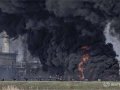 Опубликованы впечатляющие кадры горящего Лисичанского НПЗ
