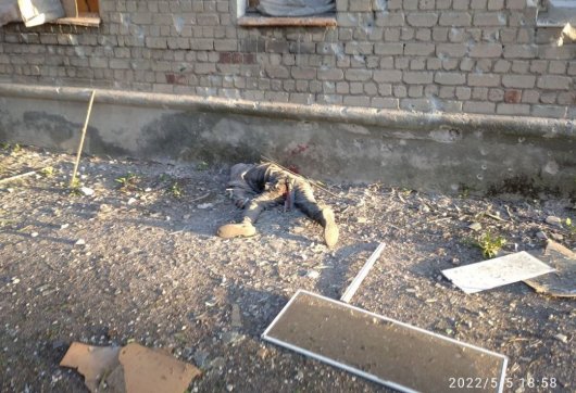 При обстреле Горловки погиб мужчина (фото 18+)