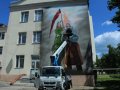 Муралы, посвященные войне: в Киеве рисуют "Святую Джавелину", а в Донецке - "Бабушку с флагом Победы"