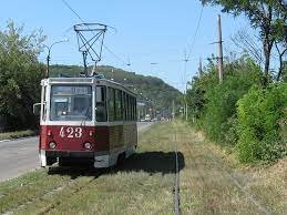 Из-за повреждения трамвайных путей движение трамвая № 1 в Горловке временно приостановлено