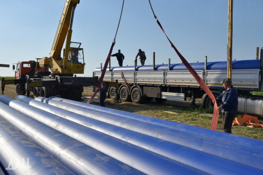 Строительство нового водовода к каналу Северский Донец — Донбасс завершится к концу лета — Минстрой ДНР
