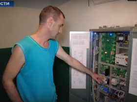 В многоэтажном доме Горловки полностью заменили лифт, который не работал 20 лет (видео)