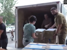 В городскую больницу №2 города Горловки доставлен гуманитарный груз (видео)