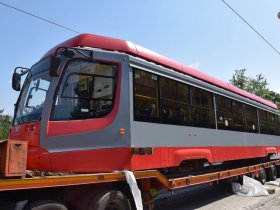 Трамваи, доставленные из Ленобласти в Енакиево, выйдут на линии с 1 сентября