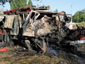 ВСУ обстреляли пожарную автоцистерну в Макеевке, двое сотрудников МЧС погибло, еще двое получили ранения