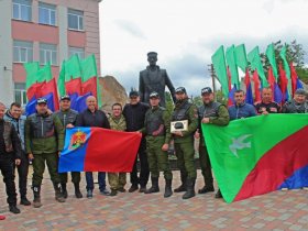 Горловку посетили кузбасские байкеры из Всероссийского мотоклуба 