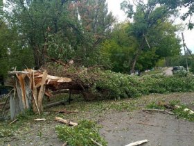 В результате обстрела поселка Гольмовский в Горловке повреждены квартиры, перебиты линии электропередач