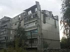 В результате обстрела со стороны ВСУ в Горловке разрушено два жилых многоэтажных дома
