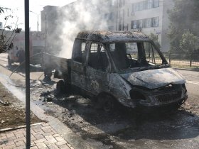 Во время обстрела центра Донецка, погибло 4 мирных жителей, трое ранены (фото)