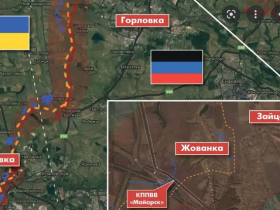 Силы ДНР взяли под контроль северную часть поселка Жованка, на севере Горловки