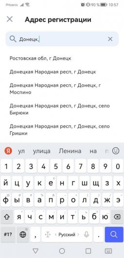 Жители ДНР теперь могут указать адрес своей прописки на территории ДНР на портале Госуслуг РФ