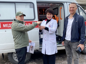 В Горловку доставлены новые автомобили скорой помощи (фото)