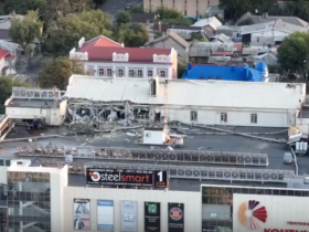 В результате обстрелов в Донецке повреждены торговые центры «Континент» и «Золотое кольцо»