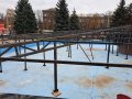 На площади Победы в Горловке начаты работы по подготовке фонтана к зиме (фото)
