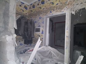 В Горловке зафиксированы прямые попадания снарядов ВСУ в жилые дома и Дворец культуры (фото)