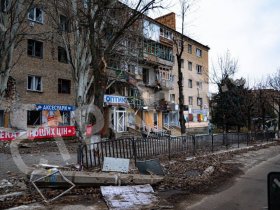 Бахмут (Артемовск) практически полностью разрушен за несколько недель ожесточенных боев  (фоторепортаж)