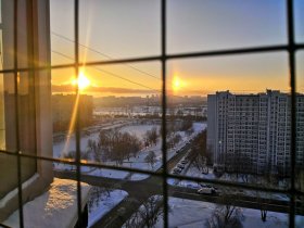 В небе над Москвой сегодня можно увидеть два солнца (фото, видео)