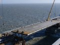 10 января завершена установка первого пролета левой автодорожной части Крымского моста (фото, видео)