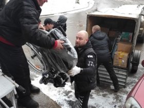 В Горловку доставлен гуманитарный груз медицинского назначения и партия питьевой бутилированной воды (фото, видео)