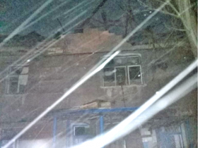 В результате обстрела Горловки ранена женщина, серьезно разрушены здания общежития, котельной и магазина (фото)