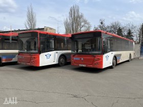 На улицах Донецка замечены новые автобусы большой вместимости (фото)