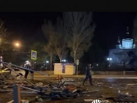 ВСУ в Пасхальную ночь нанесли массированный удар по Донецку, погибла женщина, еще 6 человек ранены (фото, видео)
