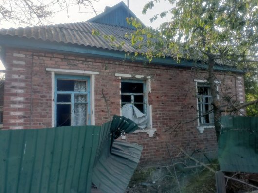 В результате обстрела поселка шахты им. Гагарина в Горловке ранен мирный житель