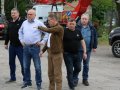 Губернатор Кузбасса проверил, как идет строительство асфальтобетонного завода в Горловке (фото)