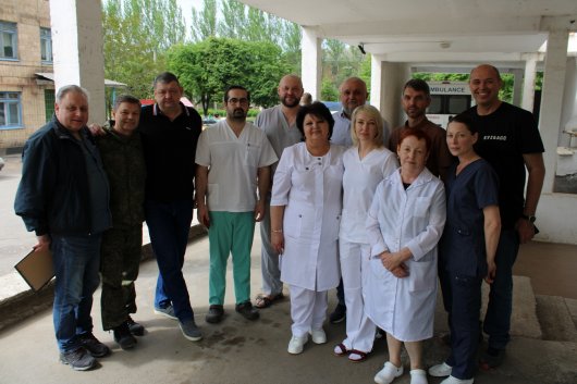 Губернатор Кузбасса поблагодарил кузбасских медиков, работающих в Горловке