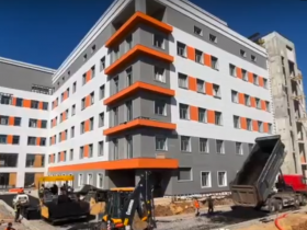 Строительство перинатального центра в Донецке идет с опережением графика и завершится в сентябре текущего года (видео)