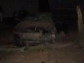 В результате ДТП в центре Горловки, автомобиль влетел в остановочный комплекс (фото)
