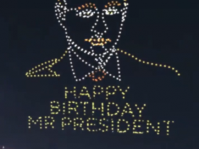 В Китае креативно поздравили Путина с днем рождения (видео)