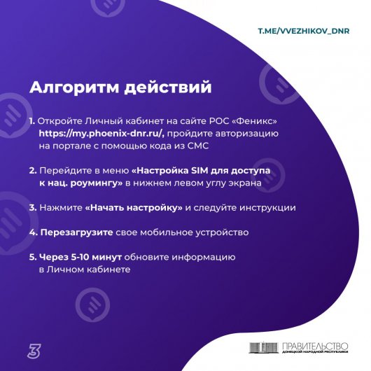 Как жителям ДНР настроить роуминг на сим-карте мобильного оператора "Феникс" для работы в России (инструкция)