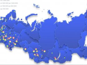 На интерактивной карте России появились маршруты электротранспорта в Горловке