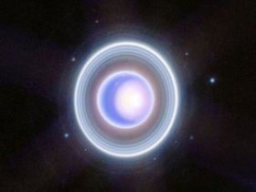 Космический телескоп James Webb впервые сделал самое подробное фото Урана, с кольцами и десятками спутников