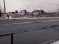 В результате обстрела Горловки есть погибшие и раненные, полностью сгорел гипермаркет "Галактика" (фото)