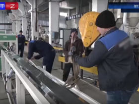 В ДНР запустили новую линию производства полиэтиленовых труб (видео)