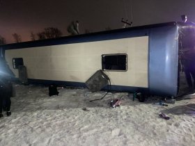 Автобус с пассажирами из Донецка попал в ДТП в Воронежской области, пострадали шесть человек (фото)