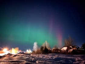В ночь с 3 на 4 марта жители многих регионов России наблюдали северное сияние (фото)