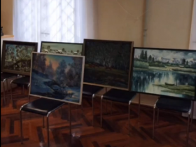 Из Кузбасса в Горловку доставлена передвижная художественная выставка (видео)