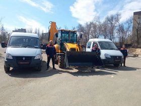 Аварийные бригады «Горловкатеплосети» получили новые автомобили ГАЗель
