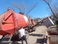 В Горловке проводится работа по вывозу твердых коммунальных отходов на полигон (фото)