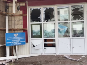 В результате обстрела центра Горловки ранены 8 человек, в том числе ребенок